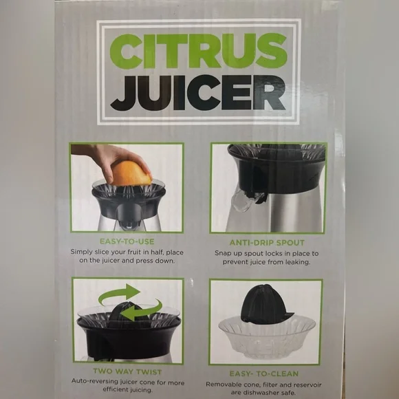 NIB ECO+CHEF CITRUS JUICER - Picture 2 of 5